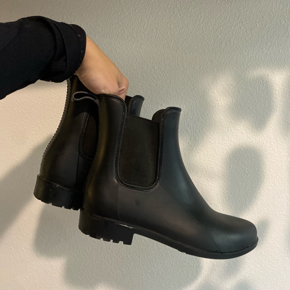 Target Black Chelsea Rain Boots